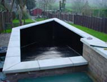 A feature Koi pond fibreglassed by GRP